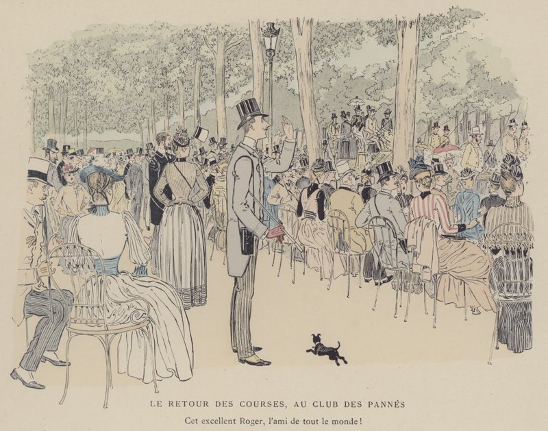 Illusztráció a Paris Brillanthoz (színes litó) alkotó: Maurice Charles Mathieu Bonvoisin