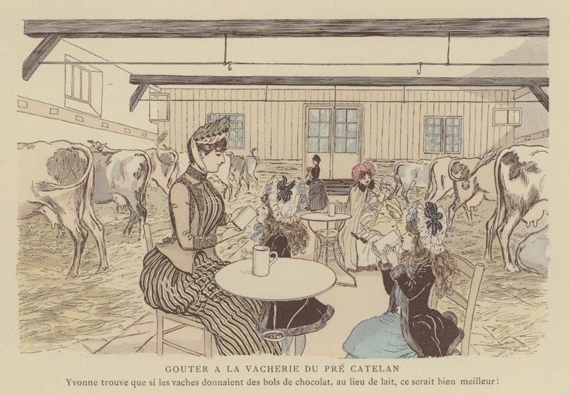 Illusztráció a Paris Brillanthoz (színes litó) alkotó: Maurice Charles Mathieu Bonvoisin