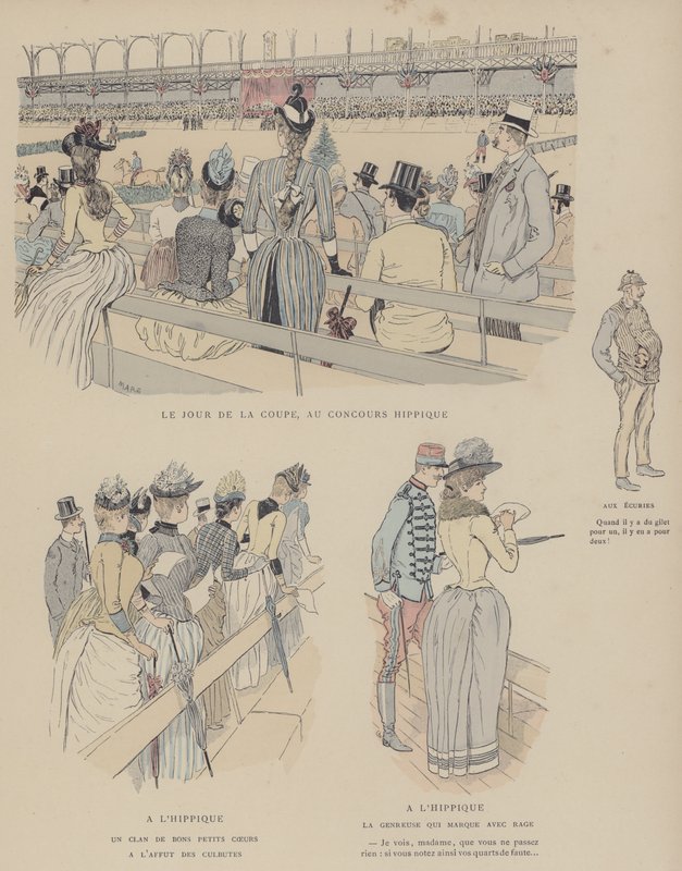Illusztráció a Paris Brillanthoz (színes litó) alkotó: Maurice Charles Mathieu Bonvoisin