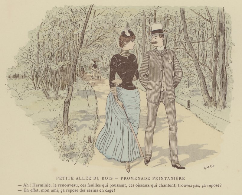 Illusztráció a Paris Brillanthoz (színes litó) alkotó: Maurice Charles Mathieu Bonvoisin
