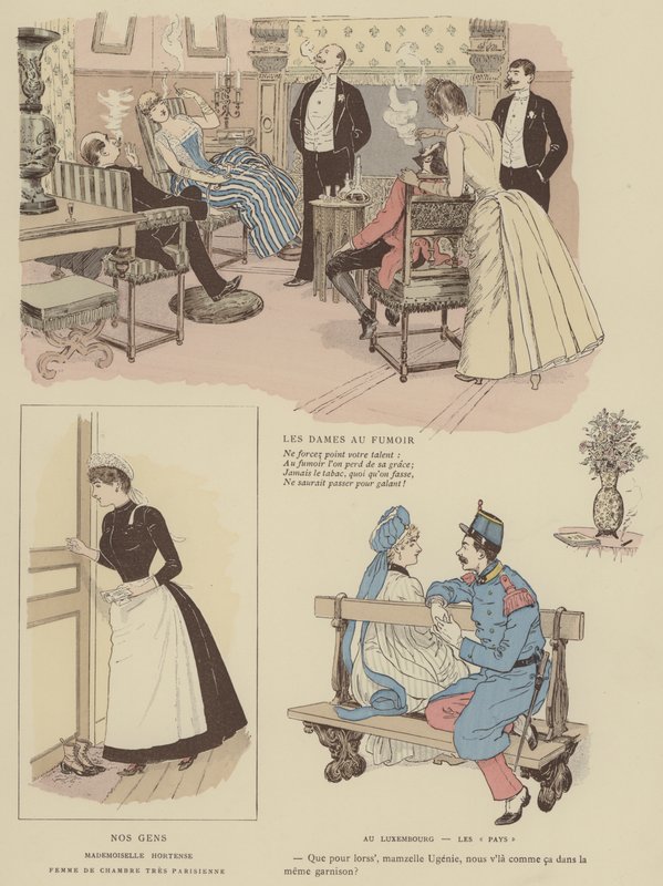 Illusztráció a Paris Brillanthoz (színes litó) alkotó: Maurice Charles Mathieu Bonvoisin