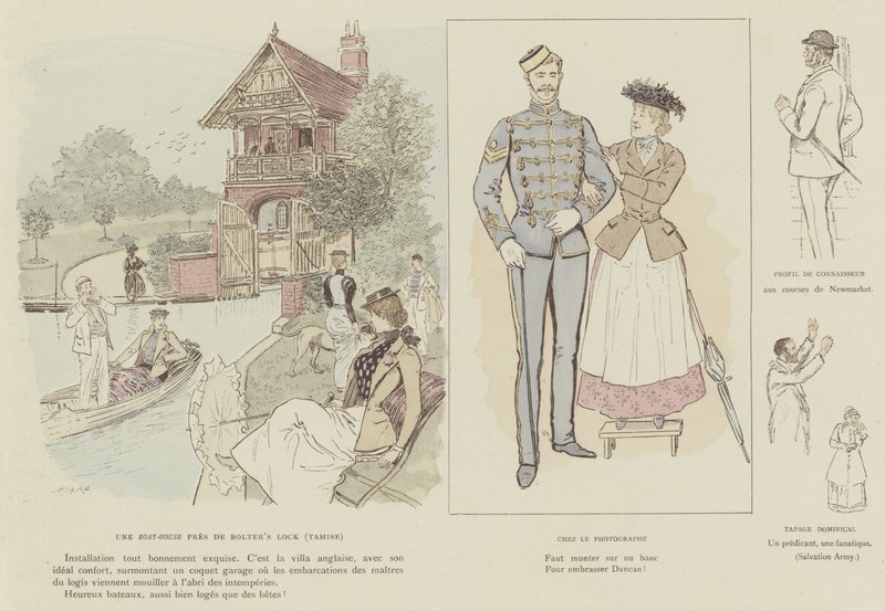 Illusztráció a Mars londoni életéhez alkotó: Maurice Charles Mathieu Bonvoisin