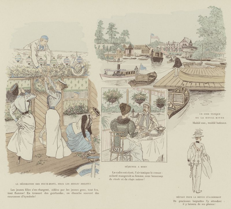 Illusztráció a Mars londoni életéhez alkotó: Maurice Charles Mathieu Bonvoisin