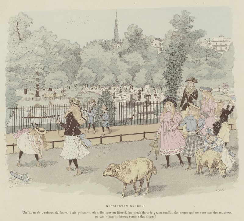 Illusztráció a Mars londoni életéhez alkotó: Maurice Charles Mathieu Bonvoisin
