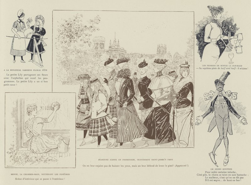 Illusztráció a Mars londoni életéhez alkotó: Maurice Charles Mathieu Bonvoisin