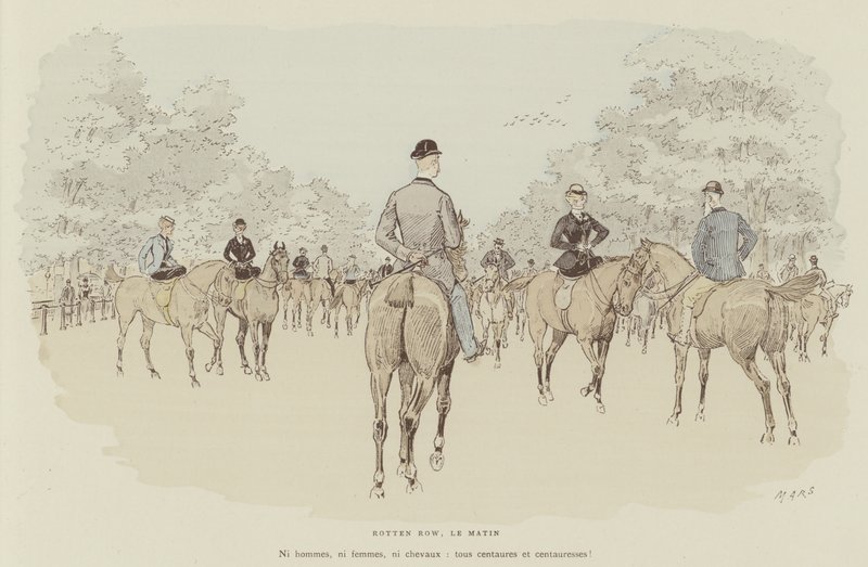 Illusztráció a Mars londoni életéhez alkotó: Maurice Charles Mathieu Bonvoisin