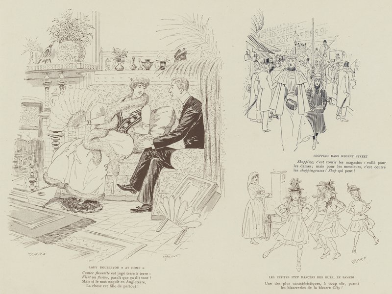 Illusztráció a Mars londoni életéhez alkotó: Maurice Charles Mathieu Bonvoisin