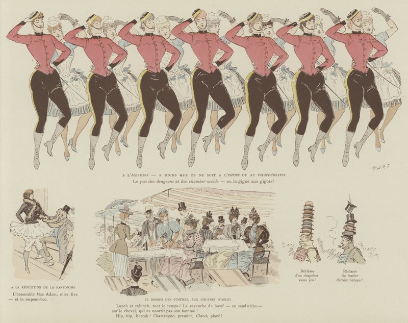 Illusztráció a Mars londoni életéhez alkotó: Maurice Charles Mathieu Bonvoisin