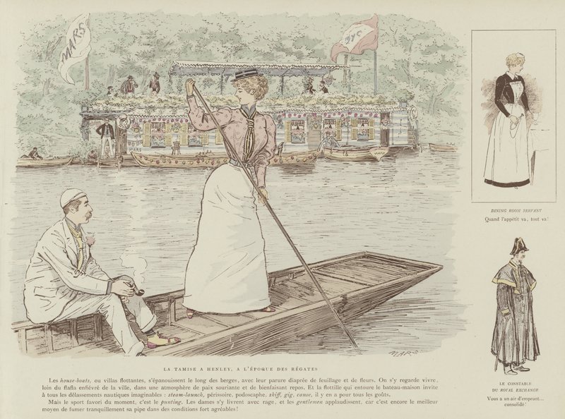 Illusztráció a Mars londoni életéhez alkotó: Maurice Charles Mathieu Bonvoisin
