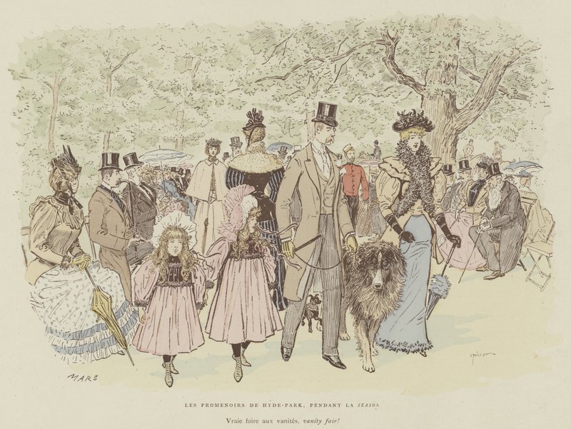 Illusztráció a Mars londoni életéhez alkotó: Maurice Charles Mathieu Bonvoisin