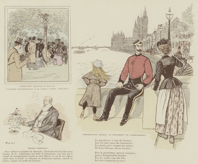 Illusztráció a Mars londoni életéhez alkotó: Maurice Charles Mathieu Bonvoisin