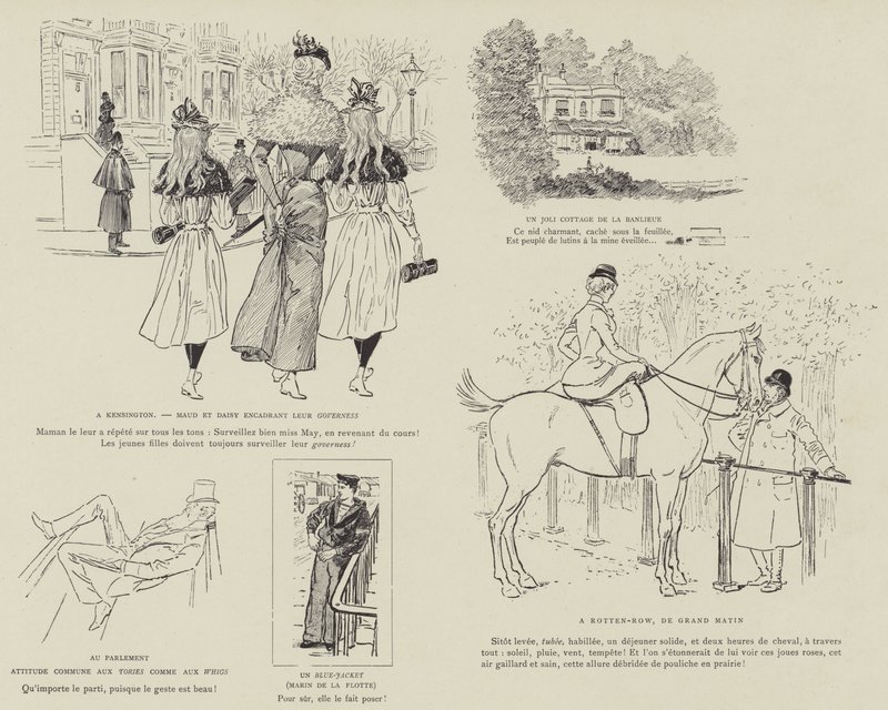 Illusztráció a Mars londoni életéhez alkotó: Maurice Charles Mathieu Bonvoisin