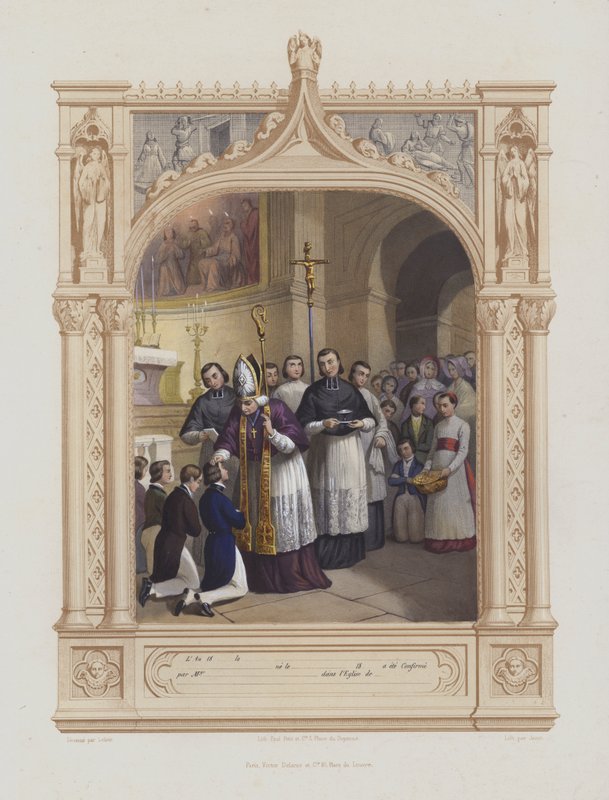 Megerősítés (akvatinta) alkotó: Maurice Leloir