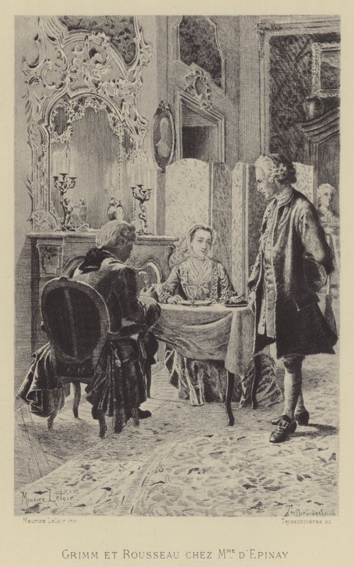 Grimm és Rousseau Madame d