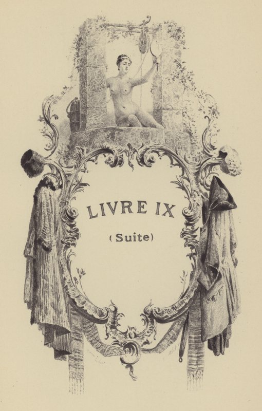 Illusztráció Jean-Jacques Rousseau vallomásai IX. könyvéhez (metszet) alkotó: Maurice Leloir