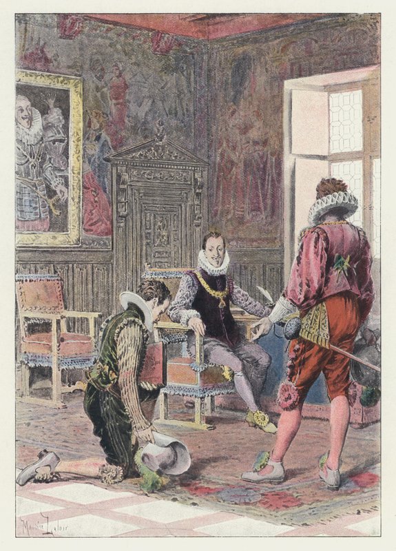 Illusztráció Gil Blashoz (színes litó) alkotó: Maurice Leloir
