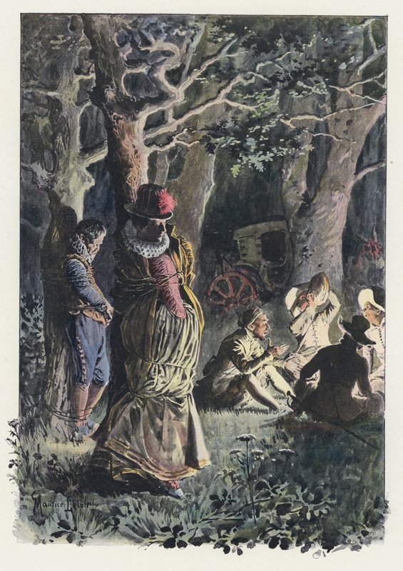 Illusztráció Gil Blashoz (színes litó) alkotó: Maurice Leloir