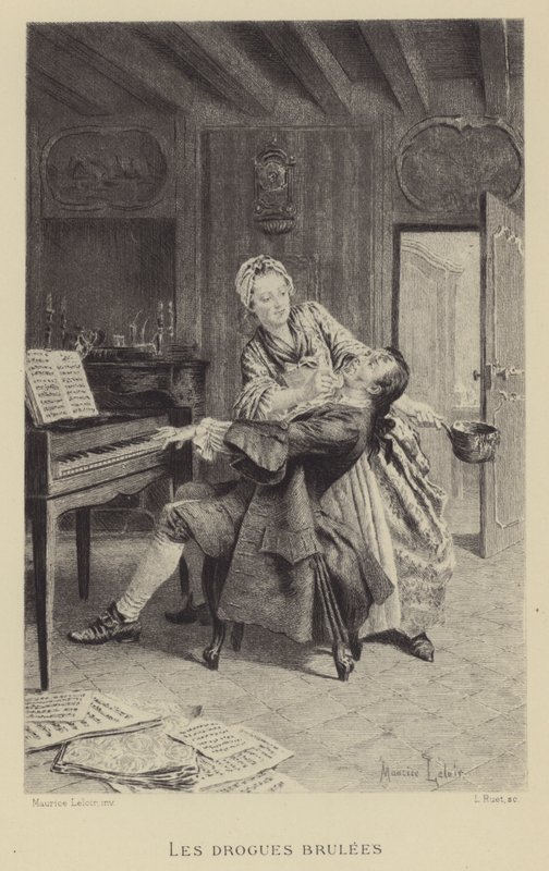 Az elégetett drogok (mélynyomás) alkotó: Maurice Leloir