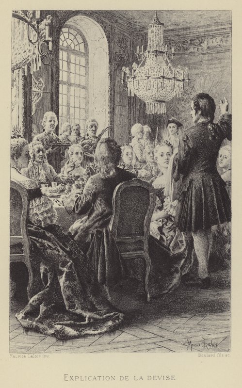 A mottó magyarázata (mélynyomás) alkotó: Maurice Leloir