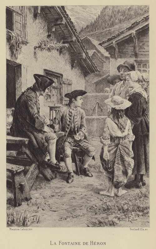 Hős szökőkútja (mélynyomás) alkotó: Maurice Leloir