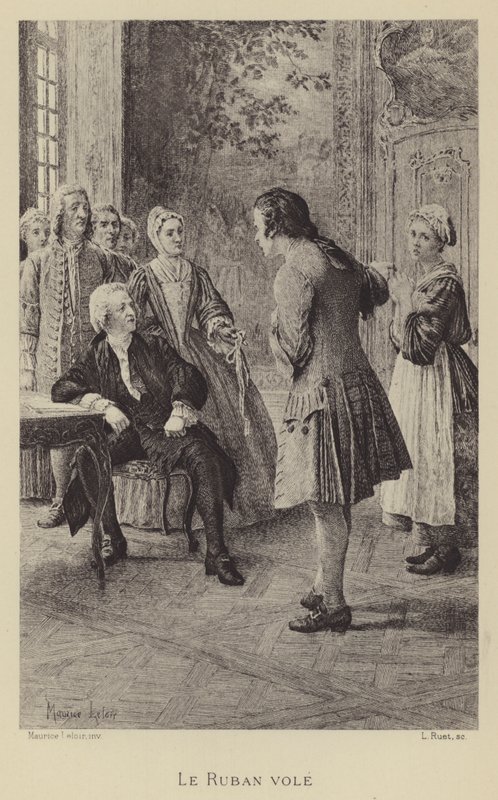 Az ellopott szalag (mélynyomás) alkotó: Maurice Leloir