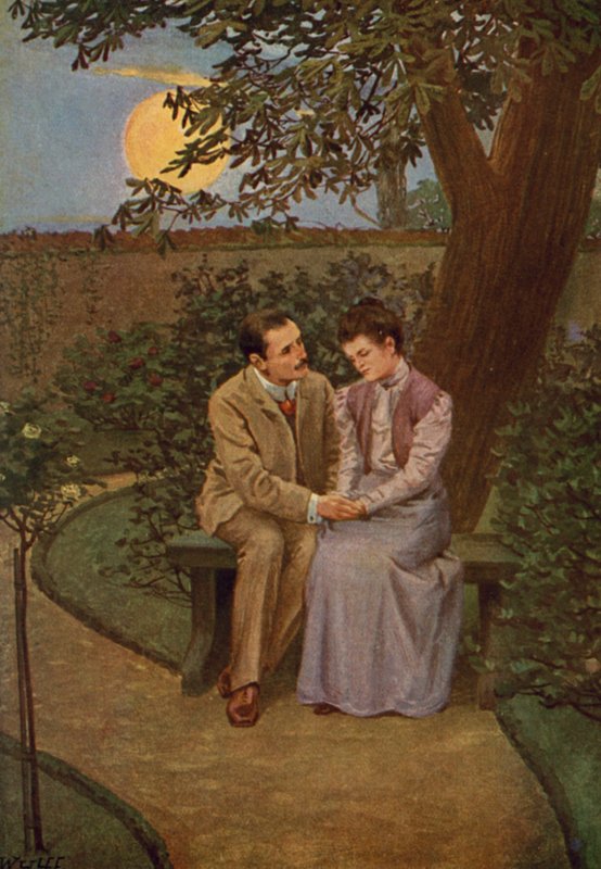 Illusztráció Jane Eyre-hez, Charlotte Bronte (színes litó) alkotó: Max Wulff