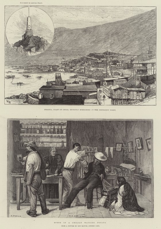 Chile vázlatai alkotó: Melton Prior