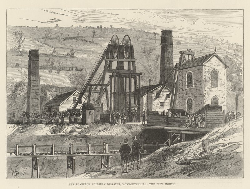 A Llanerch Colliery katasztrófája, Monmouthshire, a Pit