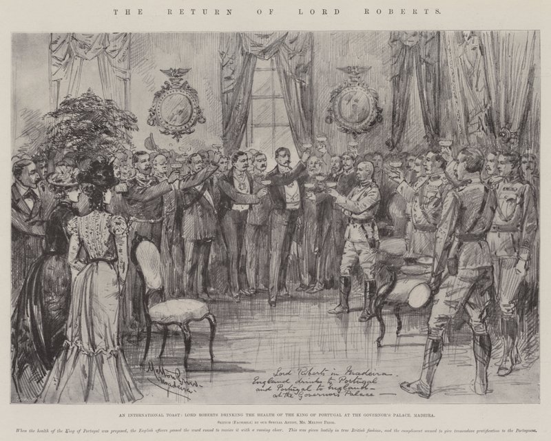 Lord Roberts visszatérése alkotó: Melton Prior