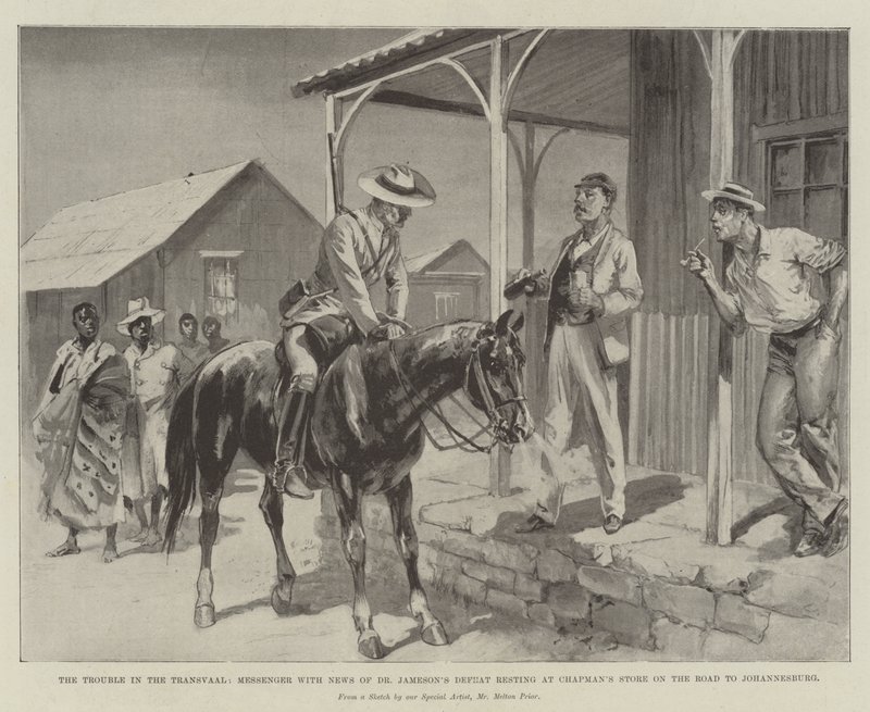 The Trouble in the Transvaal, Messenger Dr. Jameson vereségéről a Chapman