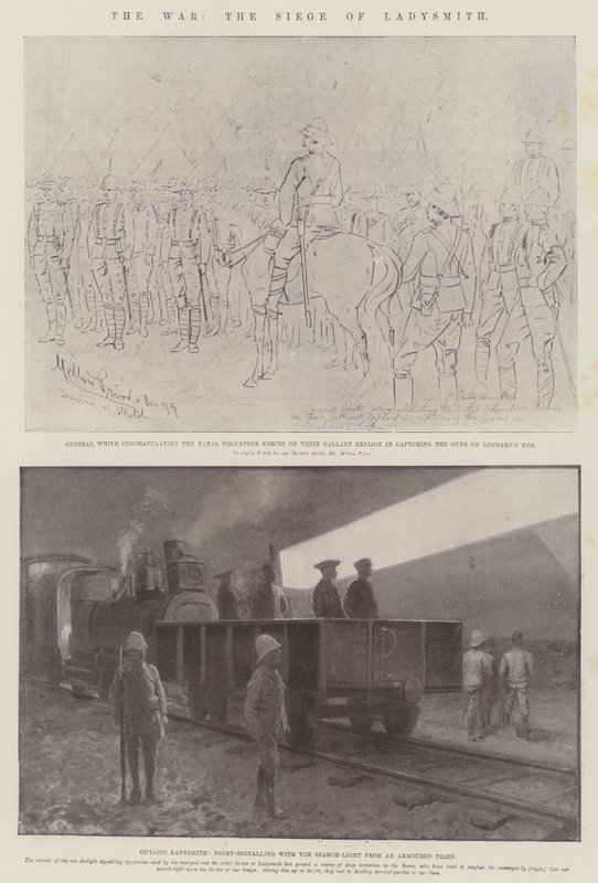 A háború, Ladysmith ostroma alkotó: Melton Prior