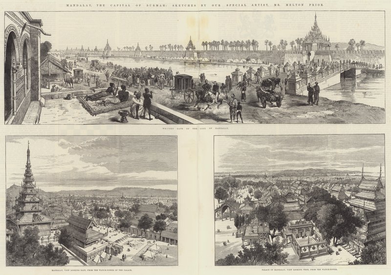 Mandalay, Burmah fővárosa alkotó: Melton Prior