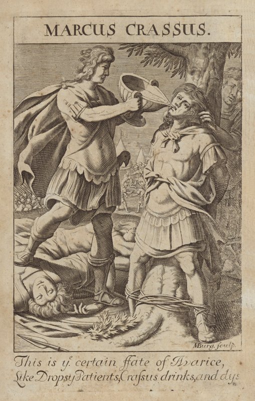 Marcus Licinius Crassus római hadvezér és politikus alkotó: Michael Burghers