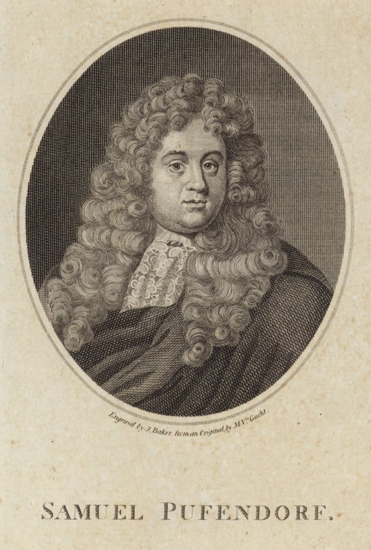 Samuel von Pufendorf báró alkotó: Michael van der Gucht