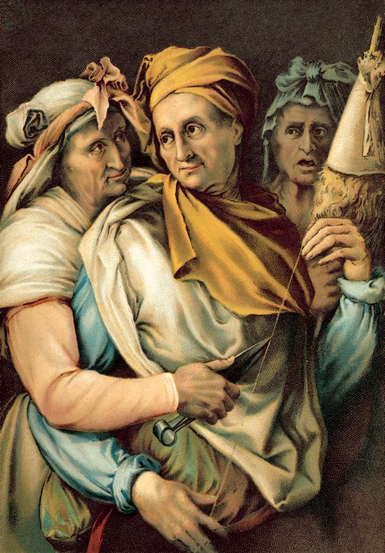 Le Parche (chromolitho) alkotó: Michelangelo Buonarroti
