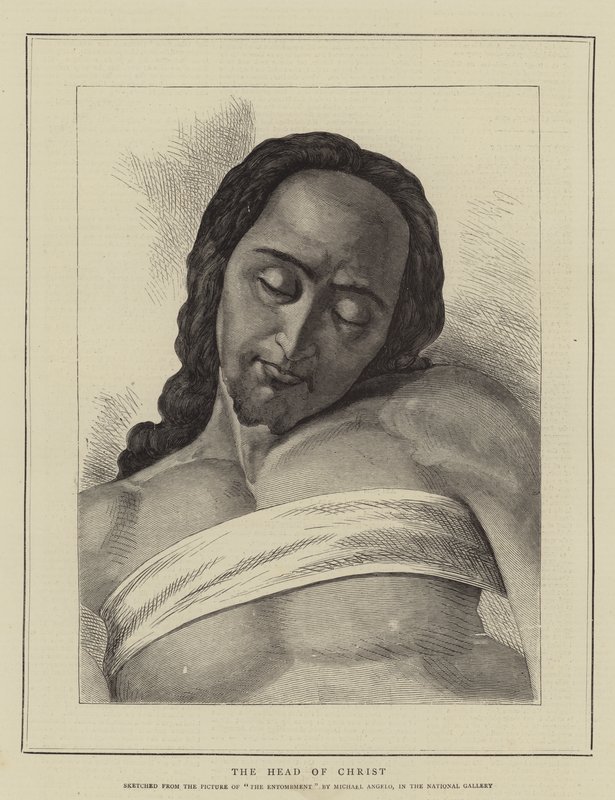 Krisztus feje alkotó: Michelangelo Buonarroti