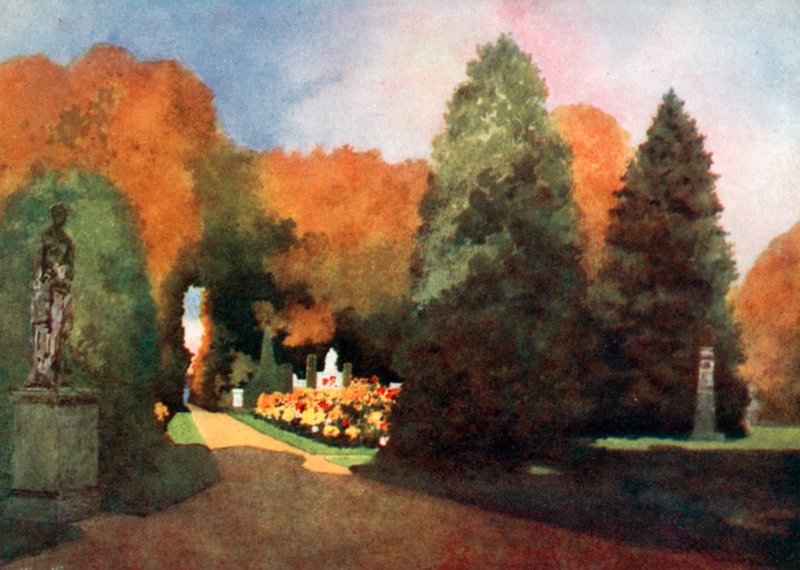 A park, Fredensborg kastély alkotó: Mima Nixon