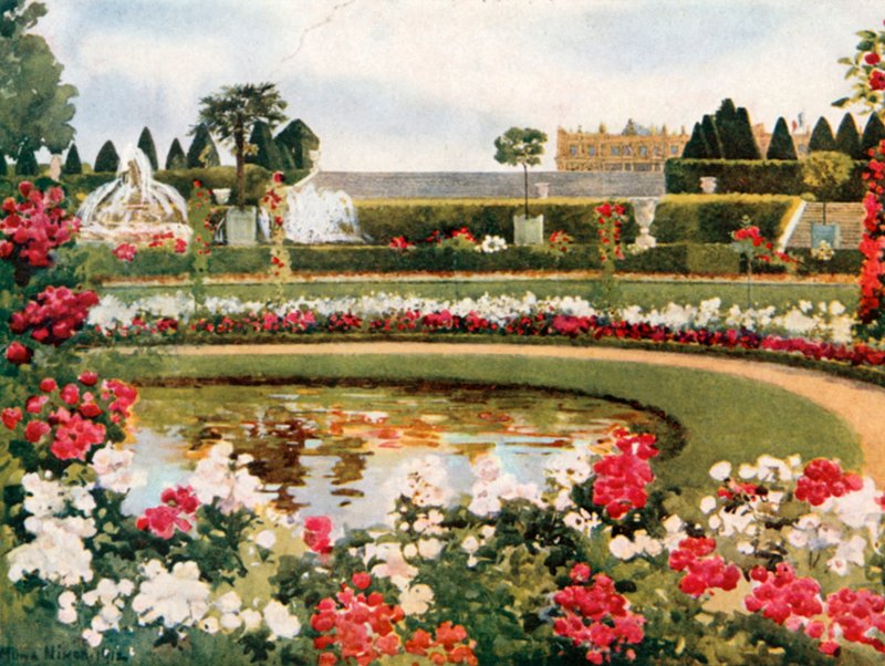 A Parterre de Latone, Versailles alkotó: Mima Nixon
