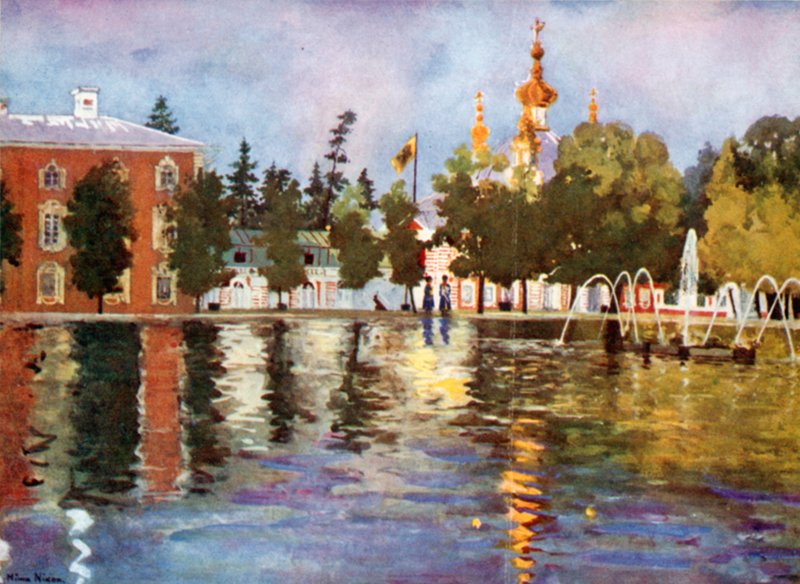 A cári templom, Peterhof alkotó: Mima Nixon