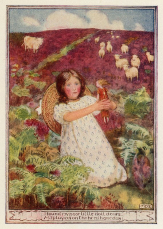 Az én kis babám, Charles Kingsley verse (színes litó) alkotó: Minnie Didbin Spooner