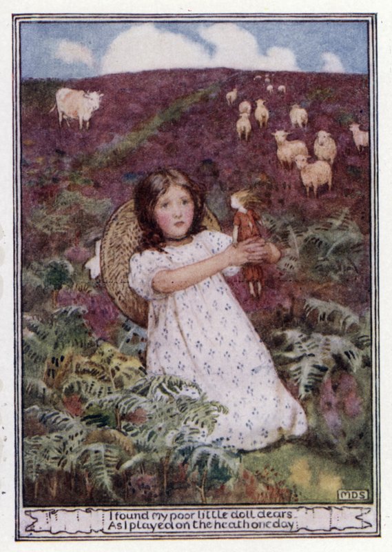Az elveszett baba. Charles Kingsley (színes litó) alkotó: Minnie Didbin Spooner