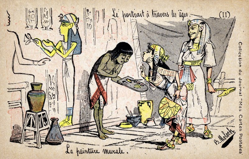Egyiptomi művészet alkotó: Moloch