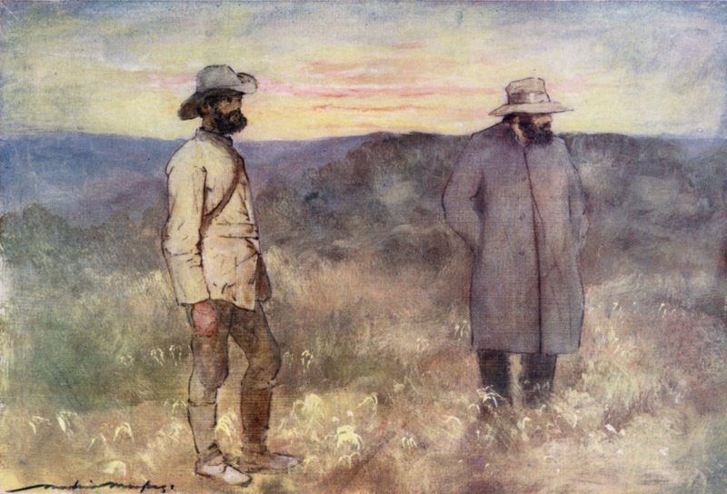 Cronje és Albrecht őrnagy alkotó: Mortimer Ludington Menpes