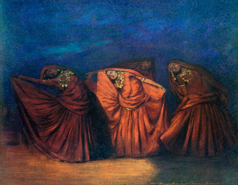 Nautch Girls alkotó: Mortimer Ludington Menpes