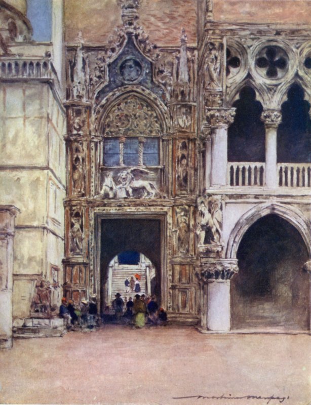 Porta della Carta, Dózse palota alkotó: Mortimer Ludington Menpes