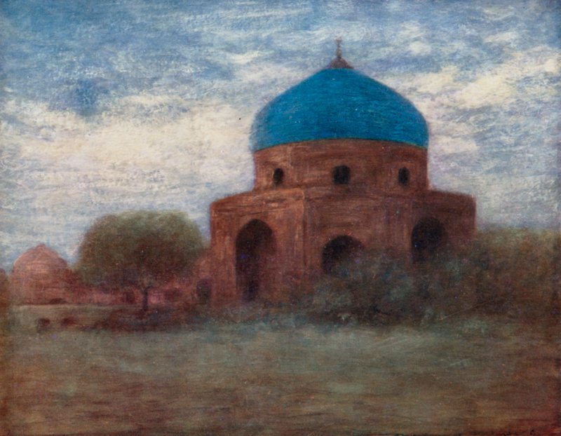 A porcelánkupola, Amritsar alkotó: Mortimer Ludington Menpes