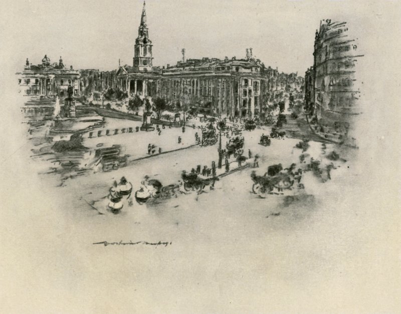 Trafalgar tér alkotó: Mortimer Ludington Menpes
