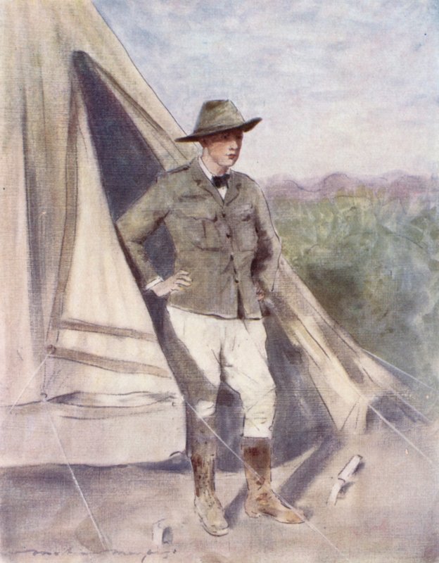 Winston Churchill haditudósítóként alkotó: Mortimer Ludington Menpes