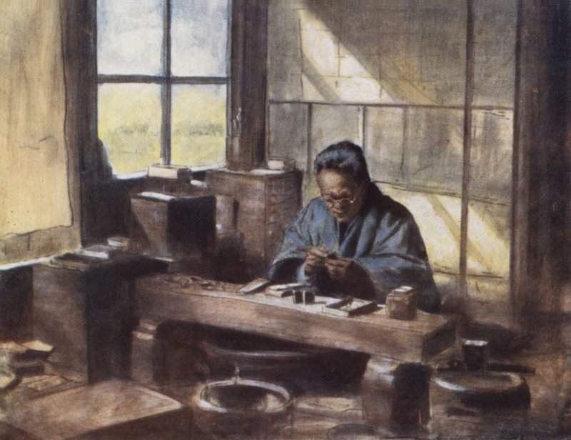 Egy Cloisonne-i munkás alkotó: Mortimer Ludington Menpes