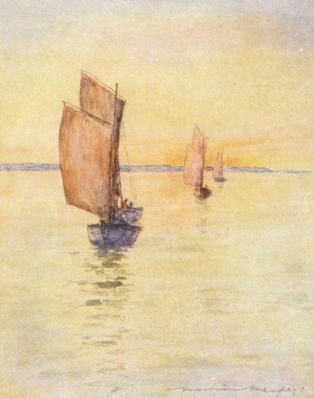 Homeward Bound (színes litográfia) alkotó: Mortimer Ludington Menpes
